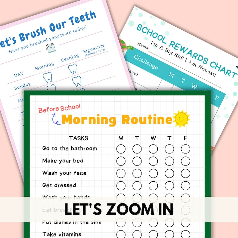 Mega Bundle: Kids Chore & Routine Charts