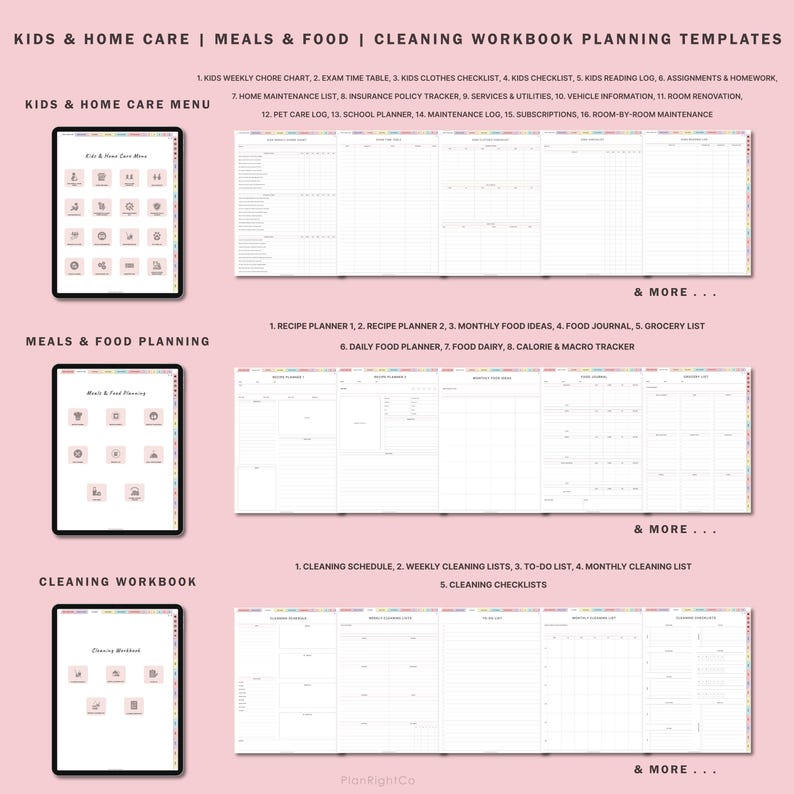 Digital Mom Life Planner – All-in-One Organizer for Moms
