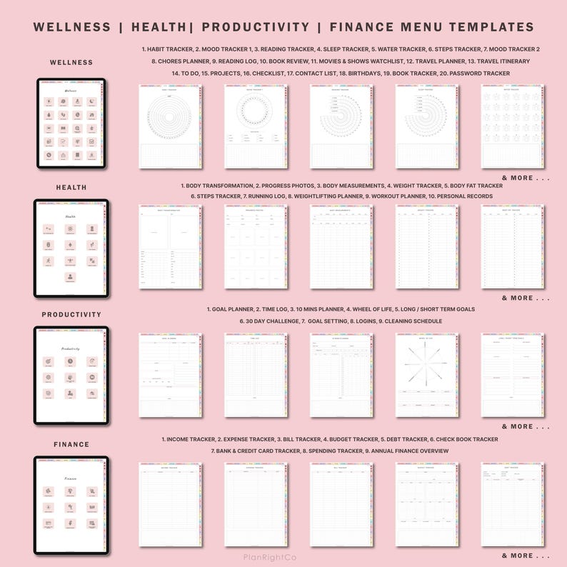 Digital Mom Life Planner – All-in-One Organizer for Moms