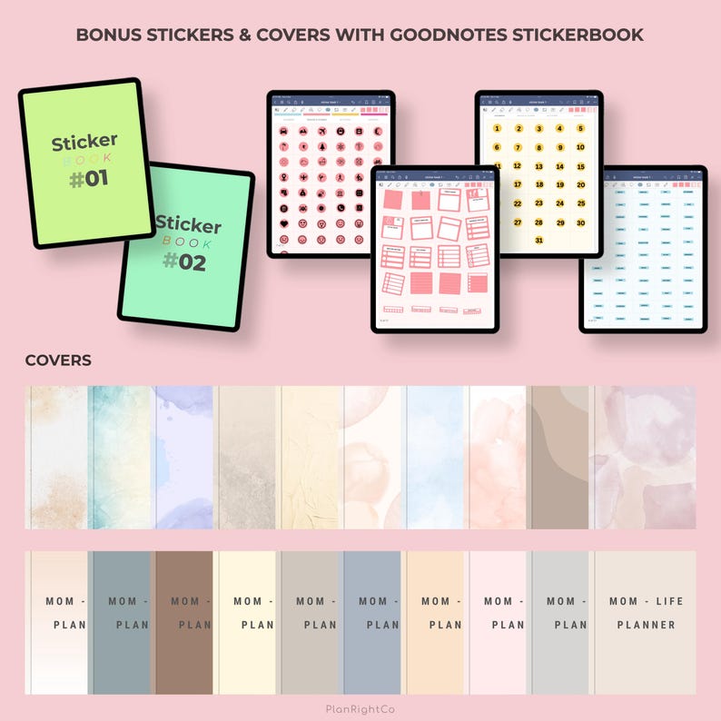 Digital Mom Life Planner – All-in-One Organizer for Moms
